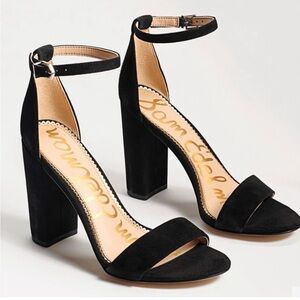 Sam Edelman black Yaro Ankle Strap Sandal